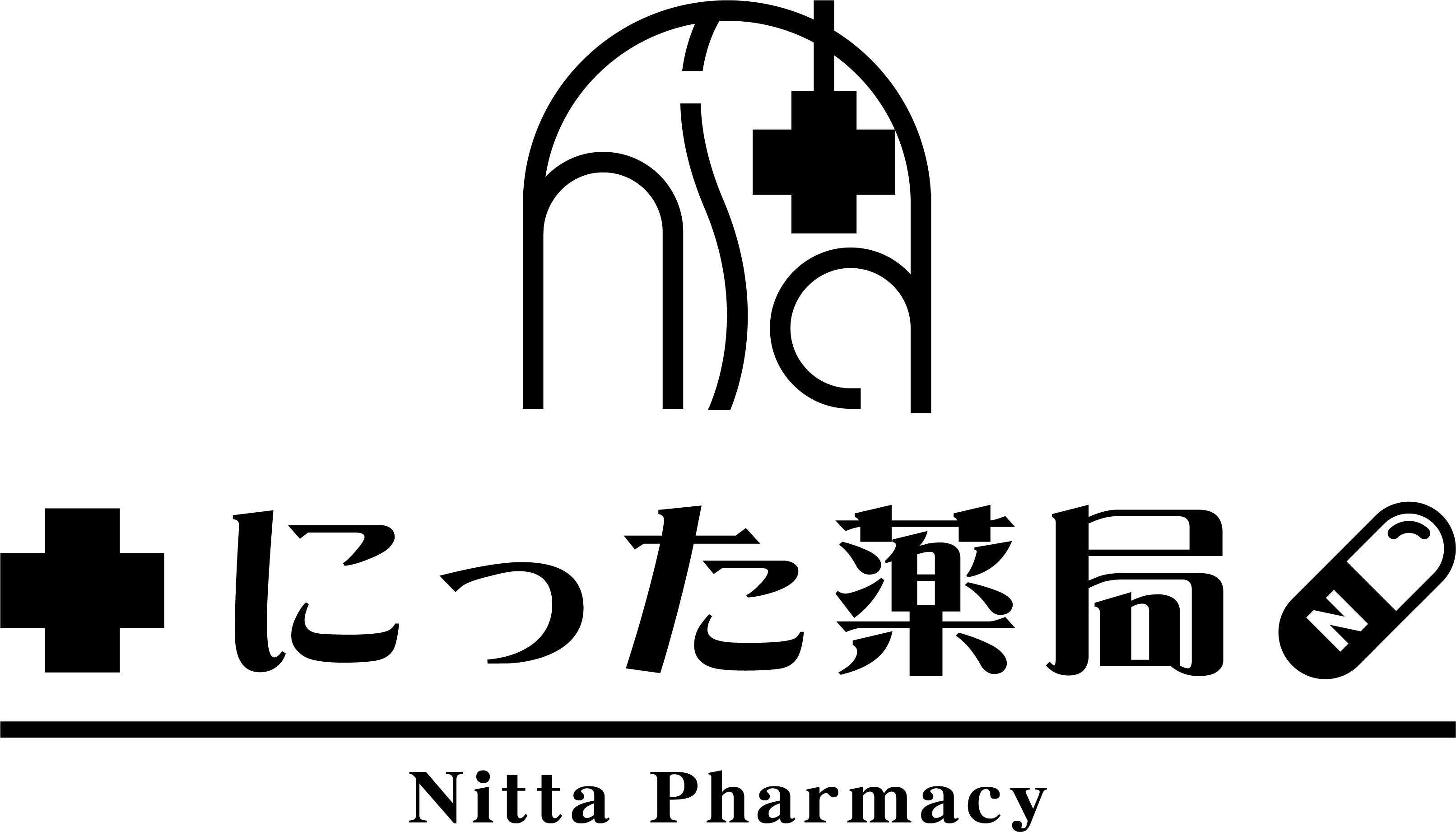 NITTA_Pharmacy_logo_mono